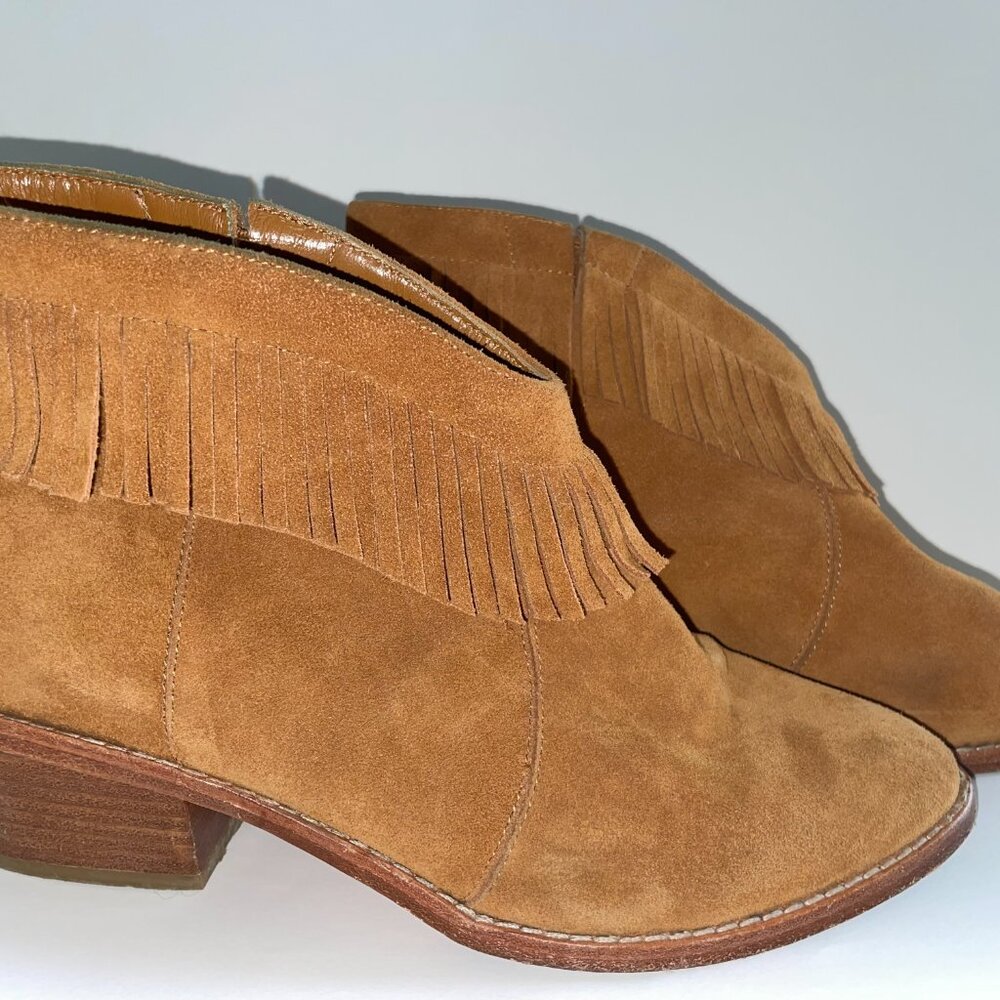 Joie Camel Boot - Fringe Bootie Makena - image 8